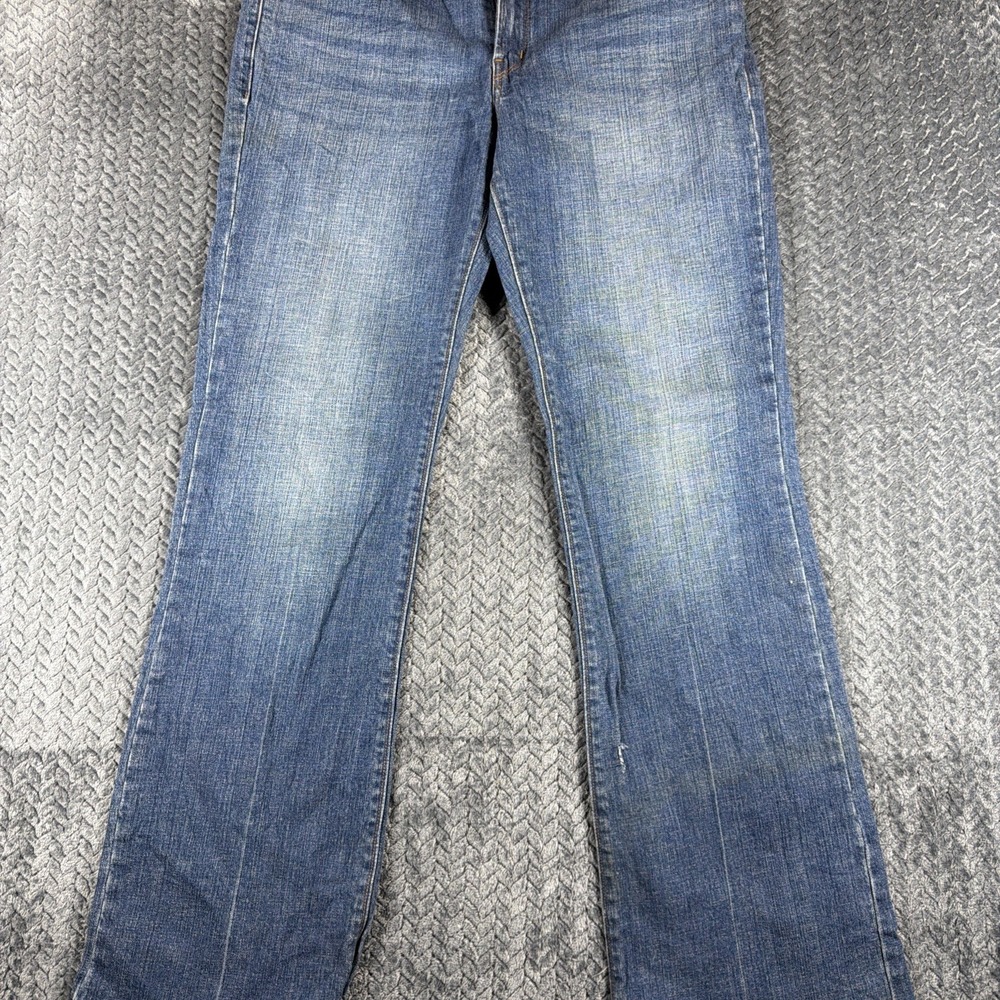 Levis 545 Jeans Womens 12 Medium Blue Denim Stretch Low Boot Cut Cowgirl Western